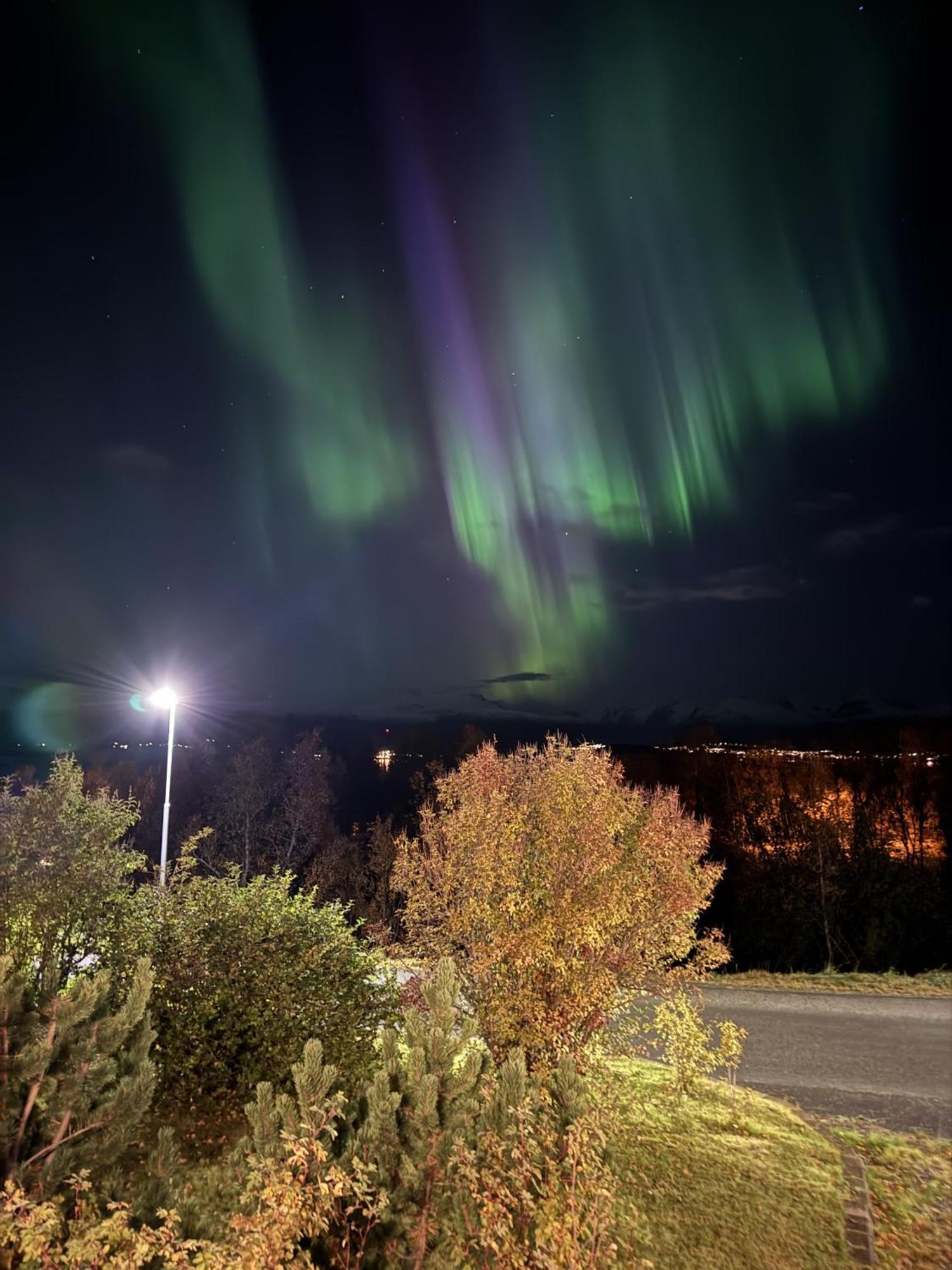 Northern Light-midnight Sun In Tromsø